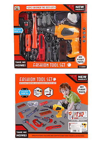 Набор инструментов "Fashion Tool Set" (18 предметов) Hong Chuan Sheng Toys (36778-79)
Набор инструментов "Fashion Tool Set" (18 предметов) Hong Chuan Sheng Toys (36778-79)