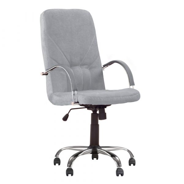 Кресло офисное для кабинета MANAGER steel CHR68 с механизмом Tilt, хромированная база, подлокотники с обитыми накладками, обивка ткань Micro B Новый Стиль цвет Серый
Кресло офисное для кабинета MANAGER steel CHR68 с механизмом Tilt, хромированная база, подлокотники с обитыми накладками, обивка ткань Micro B Новый Стиль цвет Серый