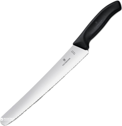 Кухонный нож Victorinox SwissClassic Bread and Pastry 26 см Черный (6.8633.26)
Кухонный нож Victorinox SwissClassic Bread and Pastry 26 см Черный (6.8633.26)
