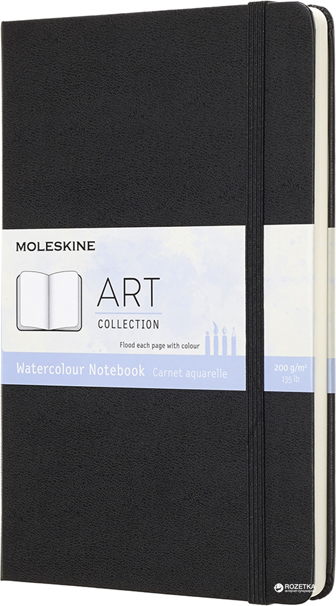 Записная книга Moleskine Art 13 х 21 см 72 страницы без линовки Акварель Черный (8058341715635)
Записная книга Moleskine Art 13 х 21 см 72 страницы без линовки Акварель Черный (8058341715635)