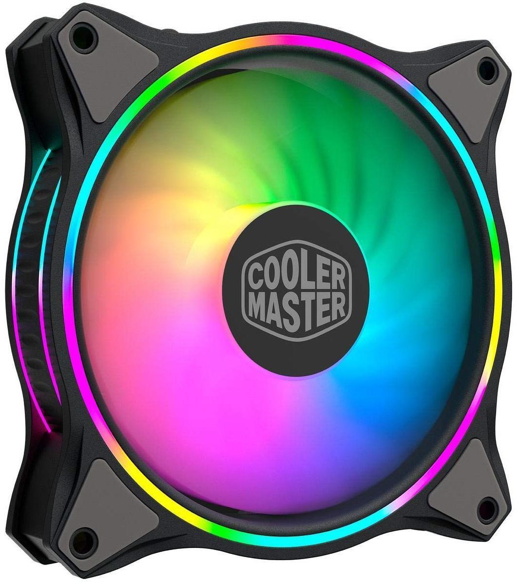 Вентилятор Cooler Master MasterFan MF120 Halo ARGB Sync (MFL-B2DN-18NPA-R1), 120х120х25 мм, 4pin, черный
Вентилятор Cooler Master MasterFan MF120 Halo ARGB Sync (MFL-B2DN-18NPA-R1), 120х120х25 мм, 4pin, черный
