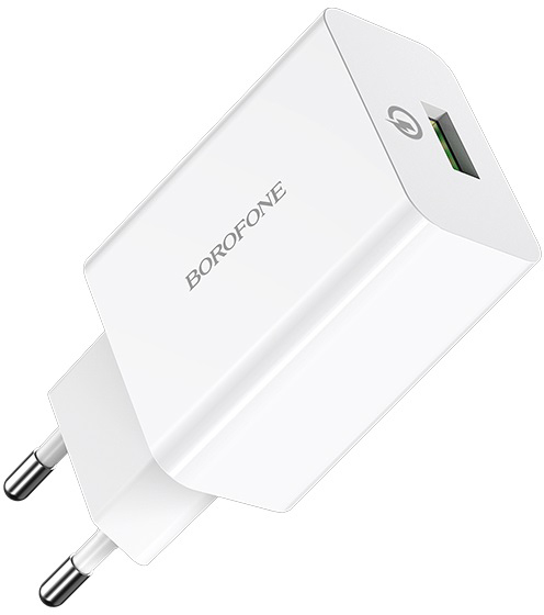 Сетевое зарядное устройство Borofone BA21A Qualcomm 3.0 18W White (QT-BorofoneA21Awh)
Сетевое зарядное устройство Borofone BA21A Qualcomm 3.0 18W White (QT-BorofoneA21Awh)