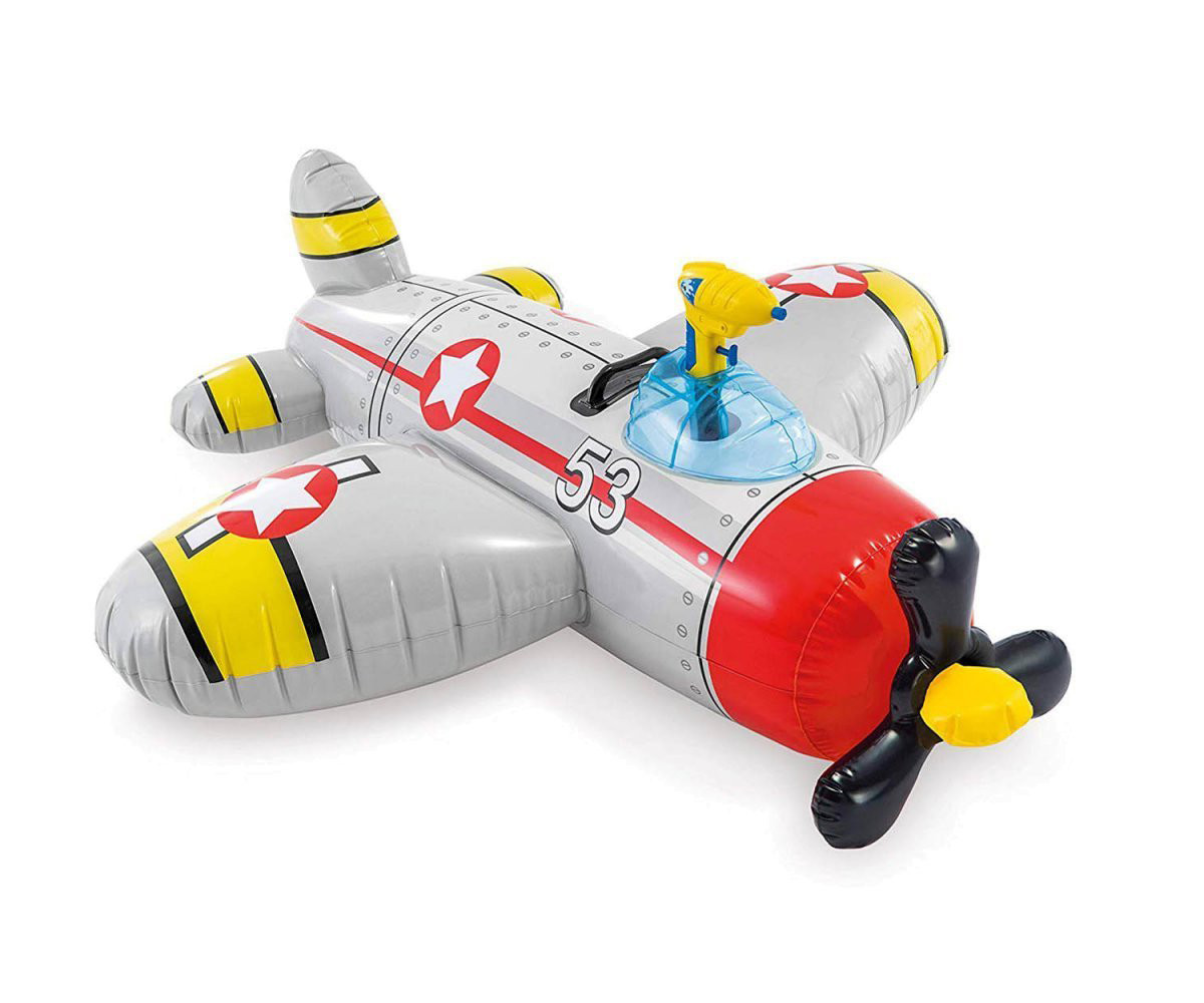 Детский надувной плотик Intex 57537 Истребитель 132 x 130 см Water Gun Plane Ride-ons Серый (int_57537-2)
Детский надувной плотик Intex 57537 Истребитель 132 x 130 см Water Gun Plane Ride-ons Серый (int_57537-2)