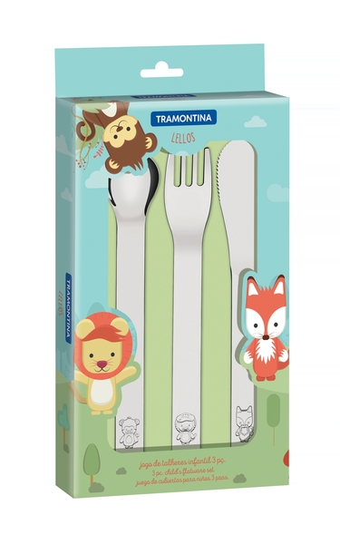 Набор столовых приборов для детей TRAMONTINA BABY LELLOS 3 предмета (66975/000)
Набор столовых приборов для детей TRAMONTINA BABY LELLOS 3 предмета (66975/000)