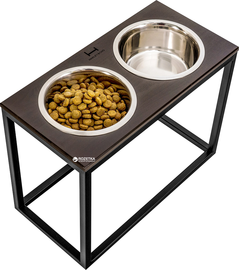 Подставка на две миски для больших собак Harley and Cho Dinner XL 1.8 л 40 см Коричневая с черным
Подставка на две миски для больших собак Harley and Cho Dinner XL 1.8 л 40 см Коричневая с черным