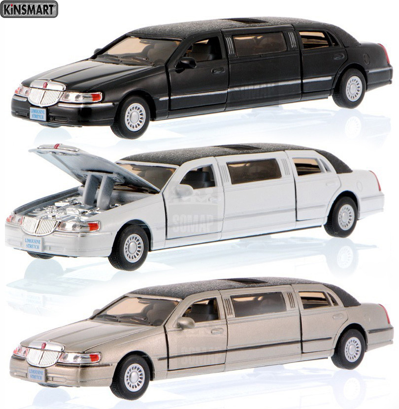 KINSMART Lincoln Town Car Stretch Limousine, 1999, метал, инерц., 1:38, в кор. 23х8х8 /72-6 (KT7001W)
KINSMART Lincoln Town Car Stretch Limousine, 1999, метал, инерц., 1:38, в кор. 23х8х8 /72-6 (KT7001W)