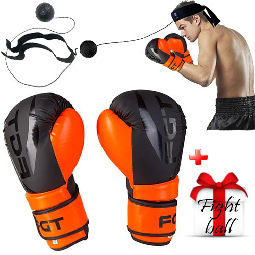 Боксерские перчатки FGT ,12унц, оранж/черный + тренажер для бокса fight ball (файт бол) в подарок
Боксерские перчатки FGT ,12унц, оранж/черный + тренажер для бокса fight ball (файт бол) в подарок