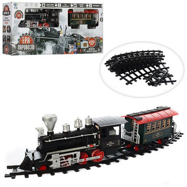 Детская железная дорога Limo Toy Эра паровозов звуковые ефекты дым длина дороги 420 см
Детская железная дорога Limo Toy Эра паровозов звуковые ефекты дым длина дороги 420 см