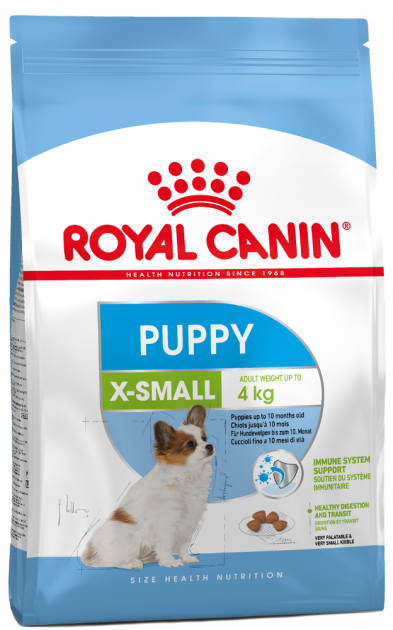 Сухой корм для собак карликовых пород Royal Canin XSMALL PUPPY для щенков до 10 мес. (1,5 кг)
Сухой корм для собак карликовых пород Royal Canin XSMALL PUPPY для щенков до 10 мес. (1,5 кг)