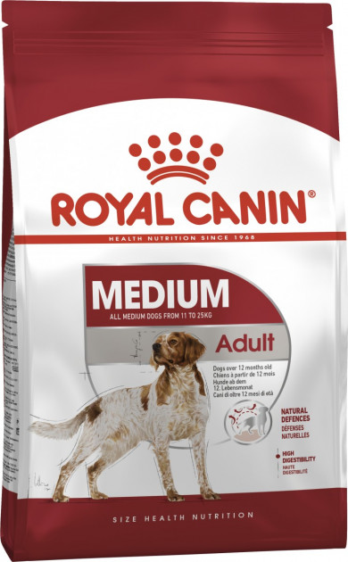 Сухой корм для собак средних пород Royal Canin MEDIUM ADULT для взрослых собак от 10 мес. (15 кг)
Сухой корм для собак средних пород Royal Canin MEDIUM ADULT для взрослых собак от 10 мес. (15 кг)