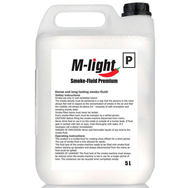 Жидкость для генераторов тумана M-Light средней плотности 5 литров (Smoke-Fluid P)
Жидкость для генераторов тумана M-Light средней плотности 5 литров (Smoke-Fluid P)