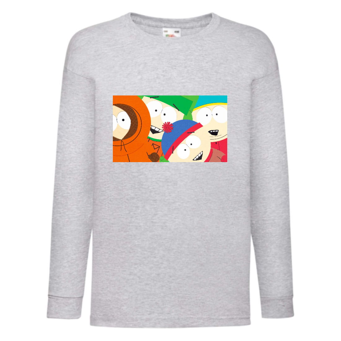 Лонгслив реглан Южный Парк 003 (South park) серый (SPA gr 003) 104 см 
Лонгслив реглан Южный Парк 003 (South park) серый (SPA gr 003) 104 см