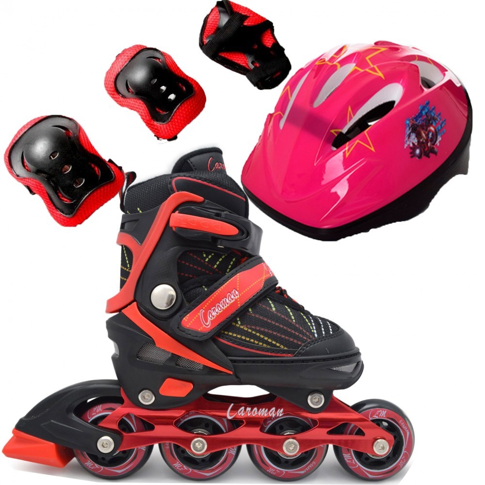 Роликовые коньки детские раздвижные Caroman Combo Disney (защита+шлем) 37-41, Robo (красный) (2T3029E)
Роликовые коньки детские раздвижные Caroman Combo Disney (защита+шлем) 37-41, Robo (красный) (2T3029E)