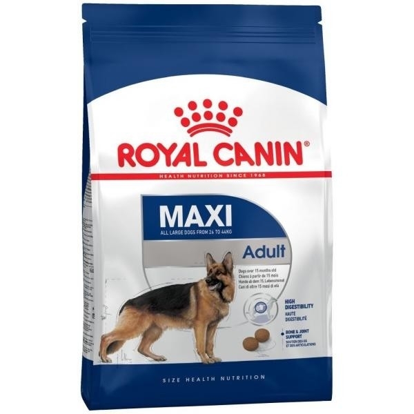 Сухой корм Royal Canin Maxi Adult для собак крупных пород старше 15 месяцев 4 кг
Сухой корм Royal Canin Maxi Adult для собак крупных пород старше 15 месяцев 4 кг
