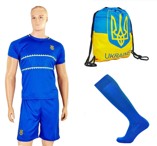 Комплект детской футбольной формы FB-Sport CO-1007-UKR-13B УКРАИНА Размер L (рост 145-155 см)
Комплект детской футбольной формы FB-Sport CO-1007-UKR-13B УКРАИНА Размер L (рост 145-155 см)