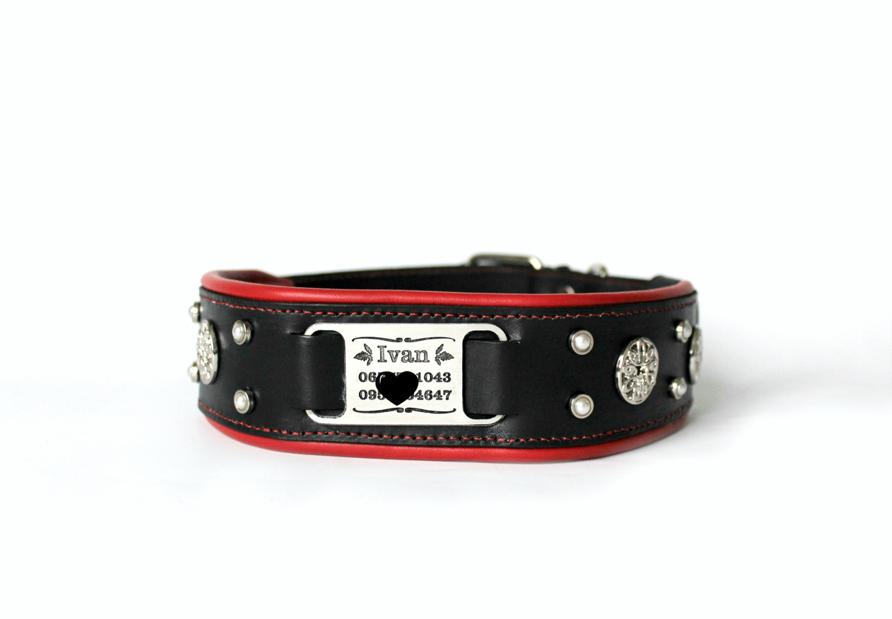 Кожаный ошейник для собаки с адресником Lockdog XL (56-70 см) Черно-красный 000097525
Кожаный ошейник для собаки с адресником Lockdog XL (56-70 см) Черно-красный 000097525