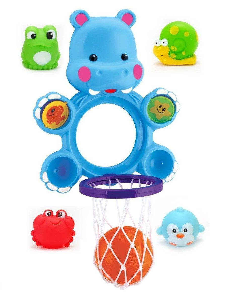 Игрушка Bath Toys для купания 9912 баскетбол "Бегемот" сетка, мячик, 4 брызгалки
Игрушка Bath Toys для купания 9912 баскетбол "Бегемот" сетка, мячик, 4 брызгалки