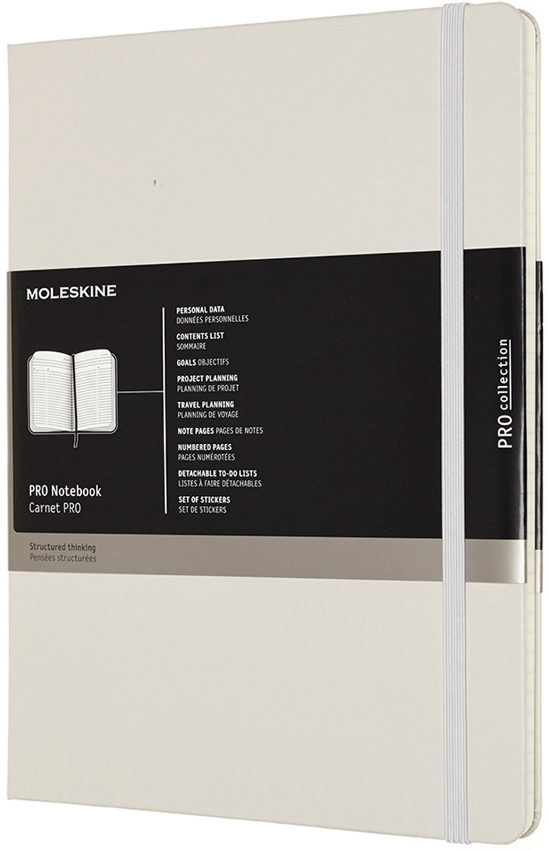 Записная книга Недатированная Moleskine PRO 19 x 25 см 192 страницы Серая (8058647620824)
Записная книга Недатированная Moleskine PRO 19 x 25 см 192 страницы Серая (8058647620824)