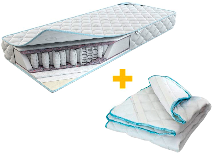 Матрас Sweet Sleep Eco night Мелодия 150x200 см + Наматрасник Sweet Sleep Eco night Blues 150x200 см
Матрас Sweet Sleep Eco night Мелодия 150x200 см + Наматрасник Sweet Sleep Eco night Blues 150x200 см