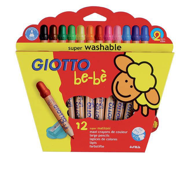 Карандаши цветные деревянные Giotto Bebe Super, большие, 12 цветов, с точилкой (466500)
Карандаши цветные деревянные Giotto Bebe Super, большие, 12 цветов, с точилкой (466500)