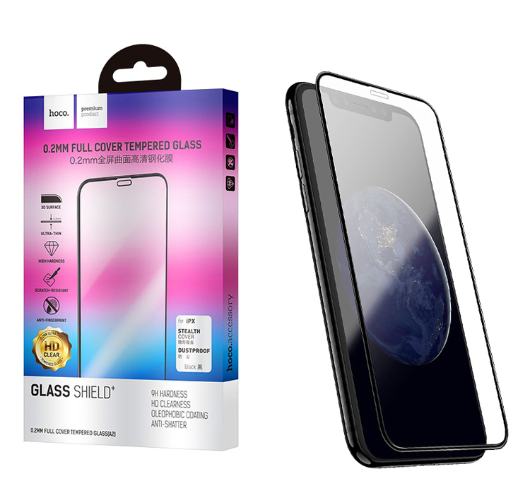 Защитное стекло для iPhone X / Xs (A2) HOCO 3D 0.2mm Full Screen Curved Surface HD Tempered Glass
Защитное стекло для iPhone X / Xs (A2) HOCO 3D 0.2mm Full Screen Curved Surface HD Tempered Glass