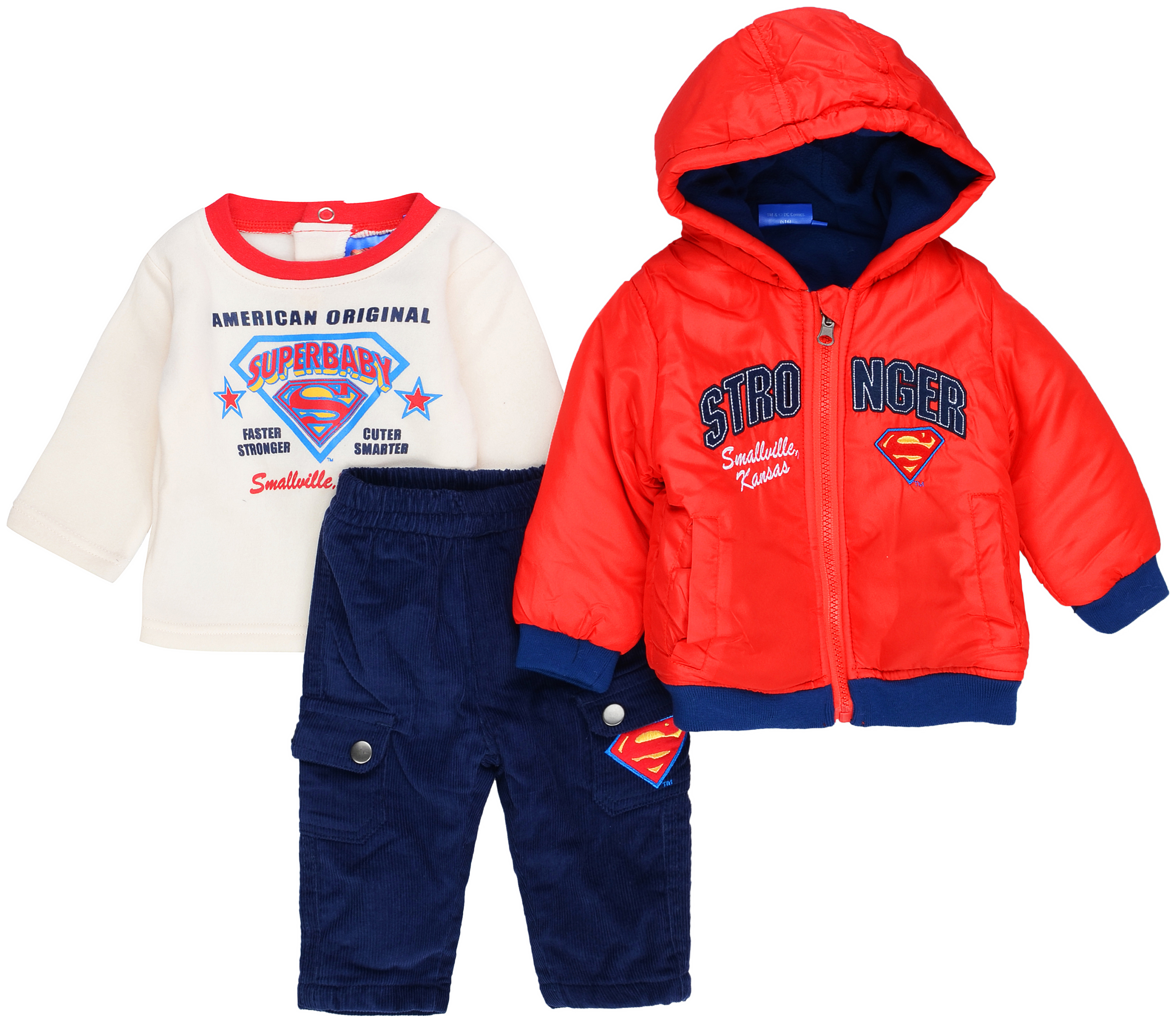 Комплект (куртка + футболка с длинными рукавами + штанишки) Disney Superbaby APH0166 67 см Red (3609081061275)
Комплект (куртка + футболка с длинными рукавами + штанишки) Disney Superbaby APH0166 67 см Red (3609081061275)