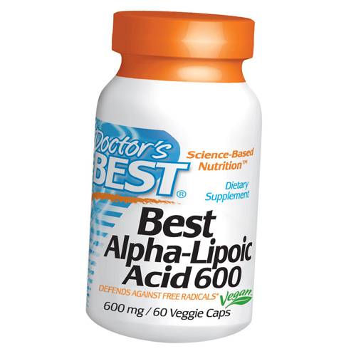 Альфа Липоевая кислота, Alpha-Lipoic Acid 600, Doctor's Best 60вегкапс (70327005)
Альфа Липоевая кислота, Alpha-Lipoic Acid 600, Doctor's Best 60вегкапс (70327005)