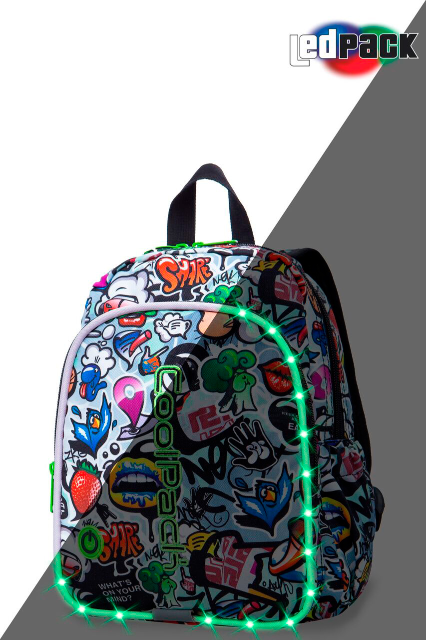 Рюкзак CoolPack Bobby multicolour LED с USB-кабелем и кодовым замком 30x22x8.5 см 8 л Graffity (A23201)
Рюкзак CoolPack Bobby multicolour LED с USB-кабелем и кодовым замком 30x22x8.5 см 8 л Graffity (A23201)
