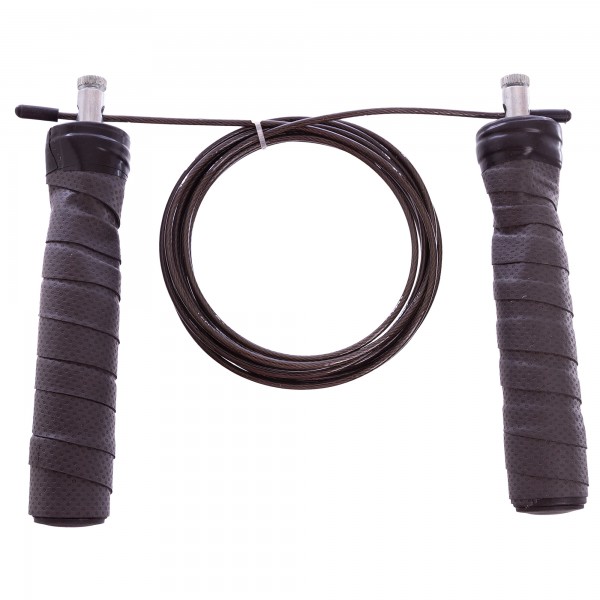Скакалка скоростная Кроссфит с подшипником и стальным тросом FI-5347 Black (PS00627)
Скакалка скоростная Кроссфит с подшипником и стальным тросом FI-5347 Black (PS00627)