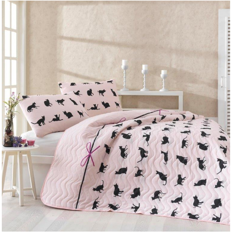 Покрывало с наволочками Eponj Home Cats pudra 200х220 см Розовый 2000022101813
Покрывало с наволочками Eponj Home Cats pudra 200х220 см Розовый 2000022101813