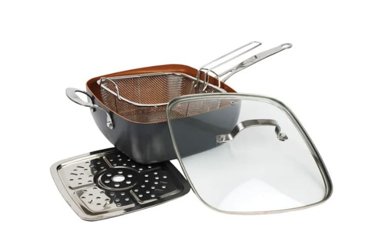 Сковородка-фритюрница пароварка TOP Kitchen BN-8001 8 в 1 антипригарная с крышкой
Сковородка-фритюрница пароварка TOP Kitchen BN-8001 8 в 1 антипригарная с крышкой