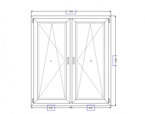 Окно металлопластиковое Aluplast ideal 4000 1350х1200 мм с двумя активными створками
Окно металлопластиковое Aluplast ideal 4000 1350х1200 мм с двумя активными створками