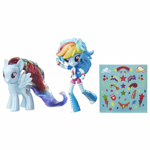 Кукла Hasbro Мини-кукла Радуга и пони My Little Pony Elements of Friendship Rainbow Dash Pony and Doll Set (B7899/7701)
Кукла Hasbro Мини-кукла Радуга и пони My Little Pony Elements of Friendship Rainbow Dash Pony and Doll Set (B7899/7701)