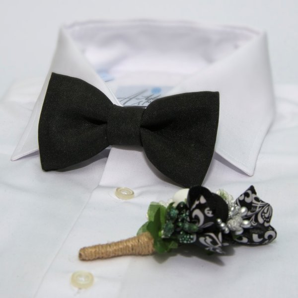 Чорний набір Gofin 2 в 1 метелик та бутоньєрка GFO-16015
Чорний набір Gofin 2 в 1 метелик та бутоньєрка GFO-16015