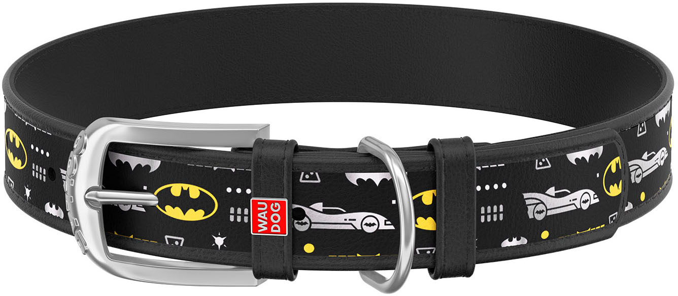 Ошейник для собак кожаный Collar WAUDOG Design с QR паспортом, рисунок "Бэтмен3", L, Ш 25 мм, Дл 37-48 см (0025-1005-01)
Ошейник для собак кожаный Collar WAUDOG Design с QR паспортом, рисунок "Бэтмен3", L, Ш 25 мм, Дл 37-48 см (0025-1005-01)