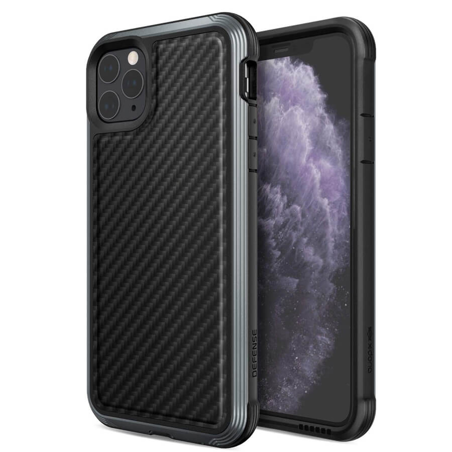 Чехол Defense Lux Series (TPU+Metal+Carbon) для Apple iPhone 11 Pro (5.8") Черный Без бренда
Чехол Defense Lux Series (TPU+Metal+Carbon) для Apple iPhone 11 Pro (5.8") Черный Без бренда