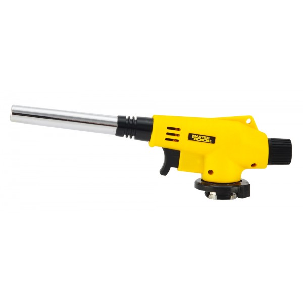 Горелка для газового баллона с пьезоподжигом "Луч" MasterTool GM, удлиненное сопло, 1400*С (Арт.: 44-5036)
Горелка для газового баллона с пьезоподжигом "Луч" MasterTool GM, удлиненное сопло, 1400*С (Арт.: 44-5036)