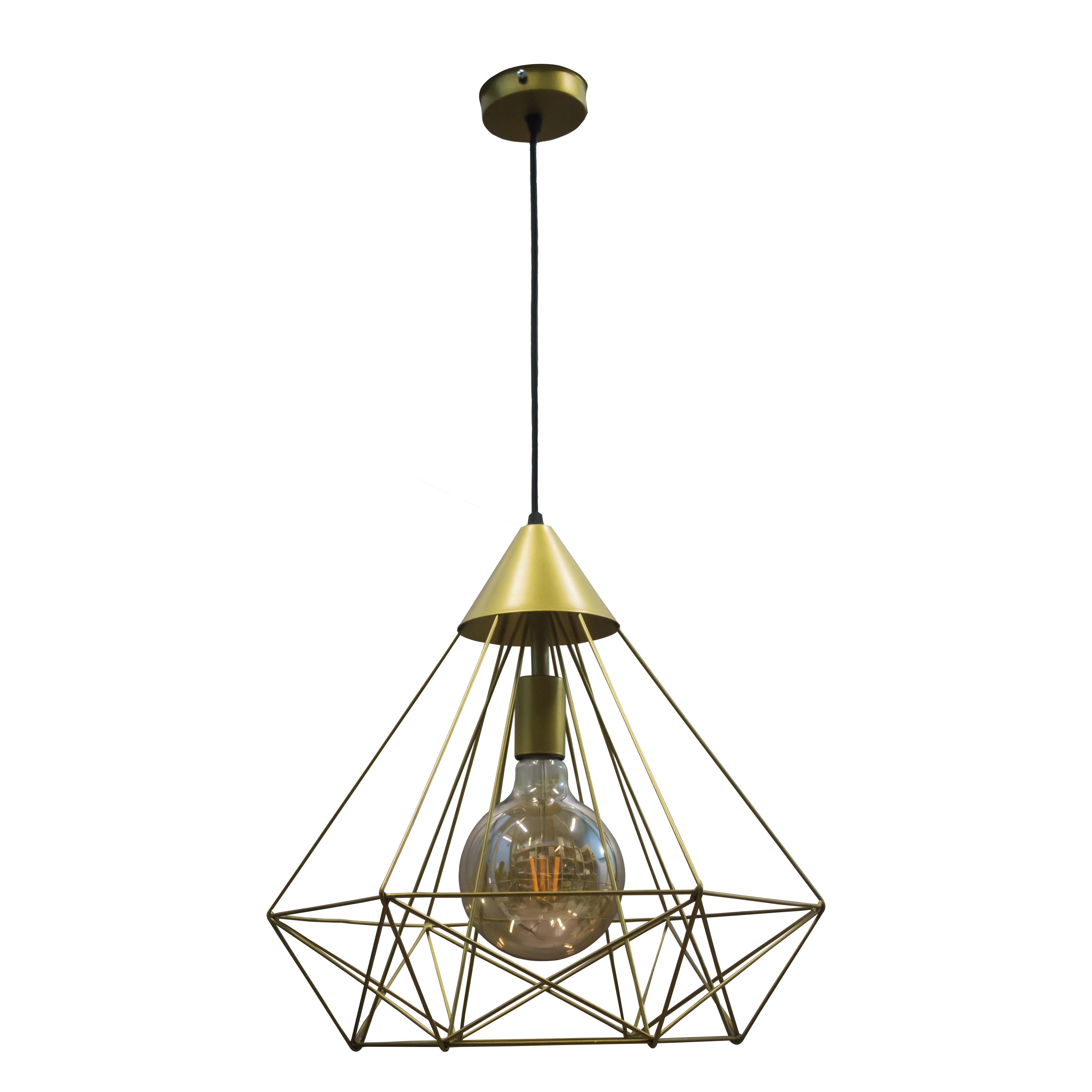 Светильник потолочный подвесной 100lamp Loft Е-27 металл, золотой (NL 0541G)
Светильник потолочный подвесной 100lamp Loft Е-27 металл, золотой (NL 0541G)