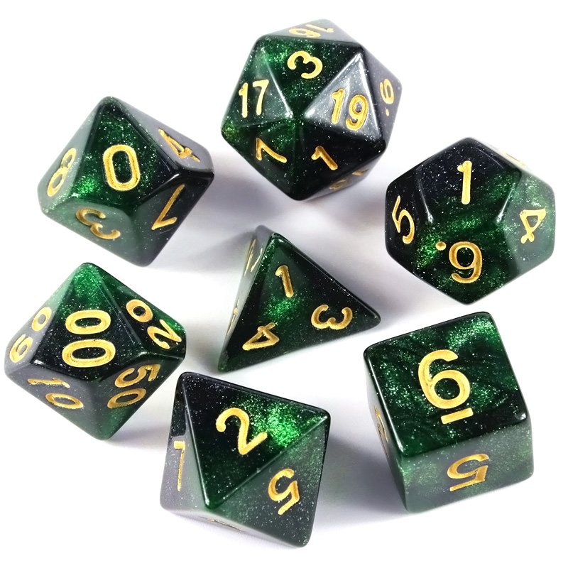 Настольная игра T&G dice Набор кубиков Галактика d00, d4, d6, d8, d10, d12, d20 (зелёный) T&G + мешочек (Dice Set Galaxy T&G (7) + bag) зелёный
Настольная игра T&G dice Набор кубиков Галактика d00, d4, d6, d8, d10, d12, d20 (зелёный) T&G + мешочек (Dice Set Galaxy T&G (7) + bag) зелёный