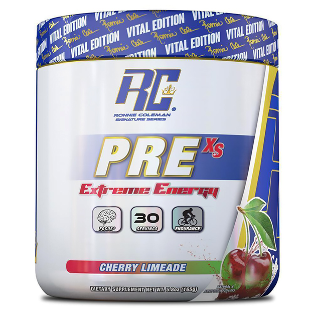 Предтренировочный комплекс Ronnie Coleman Pre XS Pre-Workout Powder Вишневый лимонад 165 г
Предтренировочный комплекс Ronnie Coleman Pre XS Pre-Workout Powder Вишневый лимонад 165 г