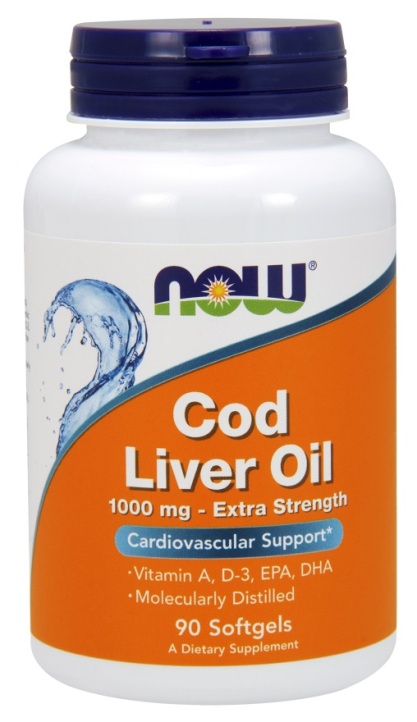 Витамины NOW Cod Liver Oil, Extra Strength 1,000 mg Softgels 90 капсул (4384301374)
Витамины NOW Cod Liver Oil, Extra Strength 1,000 mg Softgels 90 капсул (4384301374)