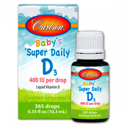 Витамин D3 для Детей в Капельках Carlson Super Daily Vitamin D3 400 IU 103 мл Без вкуса (335589)
Витамин D3 для Детей в Капельках Carlson Super Daily Vitamin D3 400 IU 103 мл Без вкуса (335589)