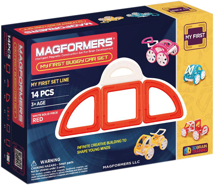 Конструктор магнитный Magformers Мой первый красный автомобиль 14 деталей (702006) (8809134369005)
Конструктор магнитный Magformers Мой первый красный автомобиль 14 деталей (702006) (8809134369005)