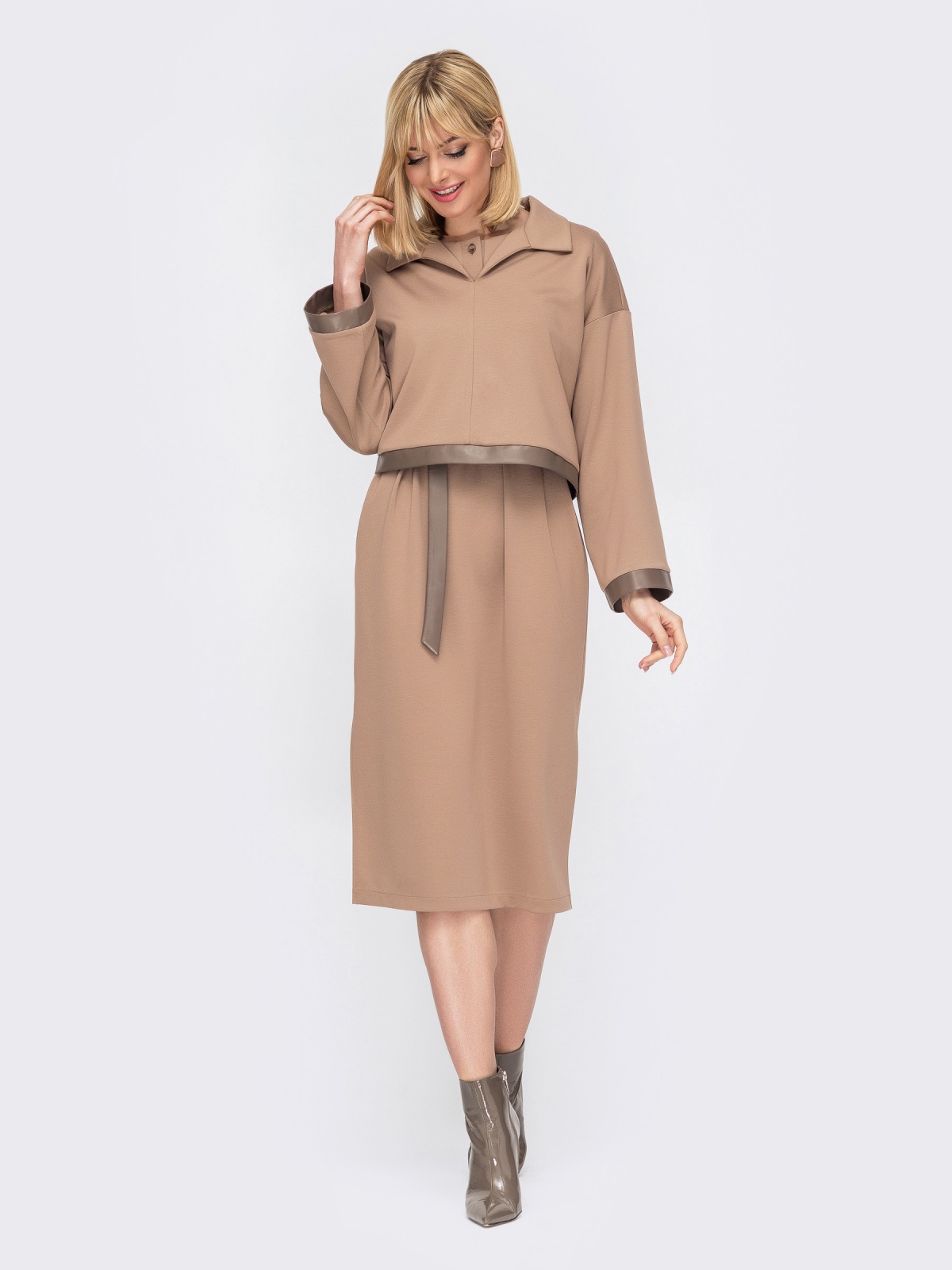 Костюм (платье + кофта) Dressa 52865 Бежевый, Костюм (платье + кофта) Dressa 52865 46 Бежевый
Костюм (платье + кофта) Dressa 52865 Бежевый, Костюм (платье + кофта) Dressa 52865 46 Бежевый
