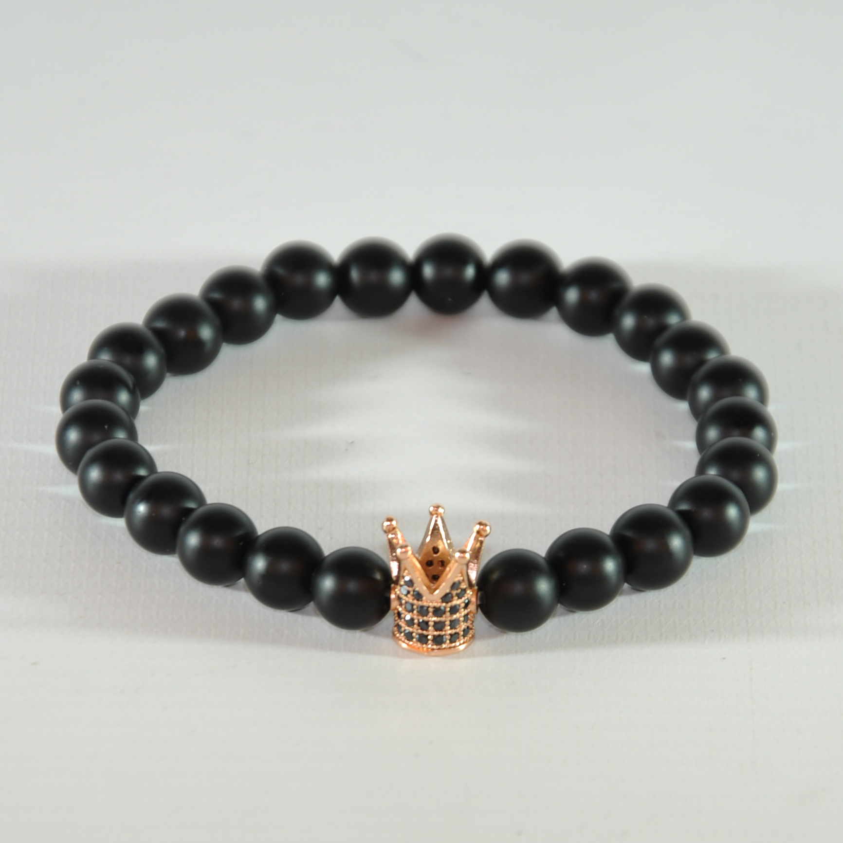 Браслет Black Owl из натурального камня Агат с короной цвета розового золота в стразы 101700402101
Браслет Black Owl из натурального камня Агат с короной цвета розового золота в стразы 101700402101