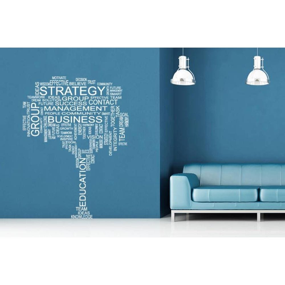 Интерьерная виниловая наклейка на стену IdeaClock Motivating tree 120х160 см Белая(39631-462)
Интерьерная виниловая наклейка на стену IdeaClock Motivating tree 120х160 см Белая(39631-462)