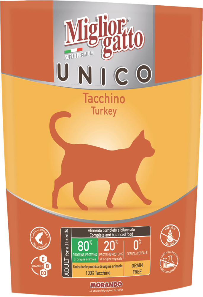 Сухой монопротеиновый корм для взрослых кошек Morando MigliorGatto Unico only Turkey с индейкой 400 г
Сухой монопротеиновый корм для взрослых кошек Morando MigliorGatto Unico only Turkey с индейкой 400 г