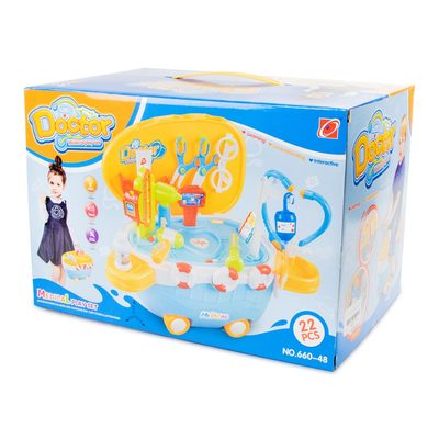 Игровой набор врача Shantou Jinxing 22 предмета в кейсе (660-48) (10-549010)
Игровой набор врача Shantou Jinxing 22 предмета в кейсе (660-48) (10-549010)