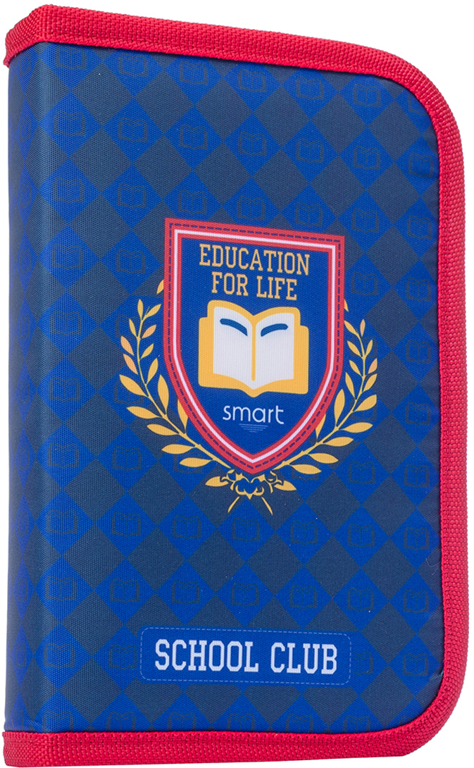 Пенал твердый Smart HP-04 School Club одинарный с двумя клапанами (532741) 
Пенал твердый Smart HP-04 School Club одинарный с двумя клапанами (532741)
