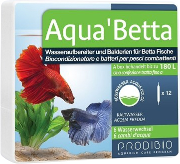 Кондиционер и фильтрующие бактерии для аквариума с петушком Prodibio Aqua'Betta 12 ампул
Кондиционер и фильтрующие бактерии для аквариума с петушком Prodibio Aqua'Betta 12 ампул